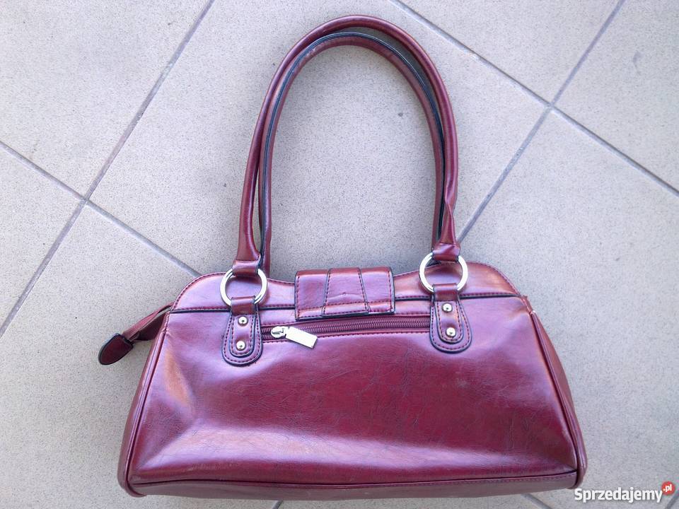 PRADA torebka Czerwona Bordowa Płońsk
