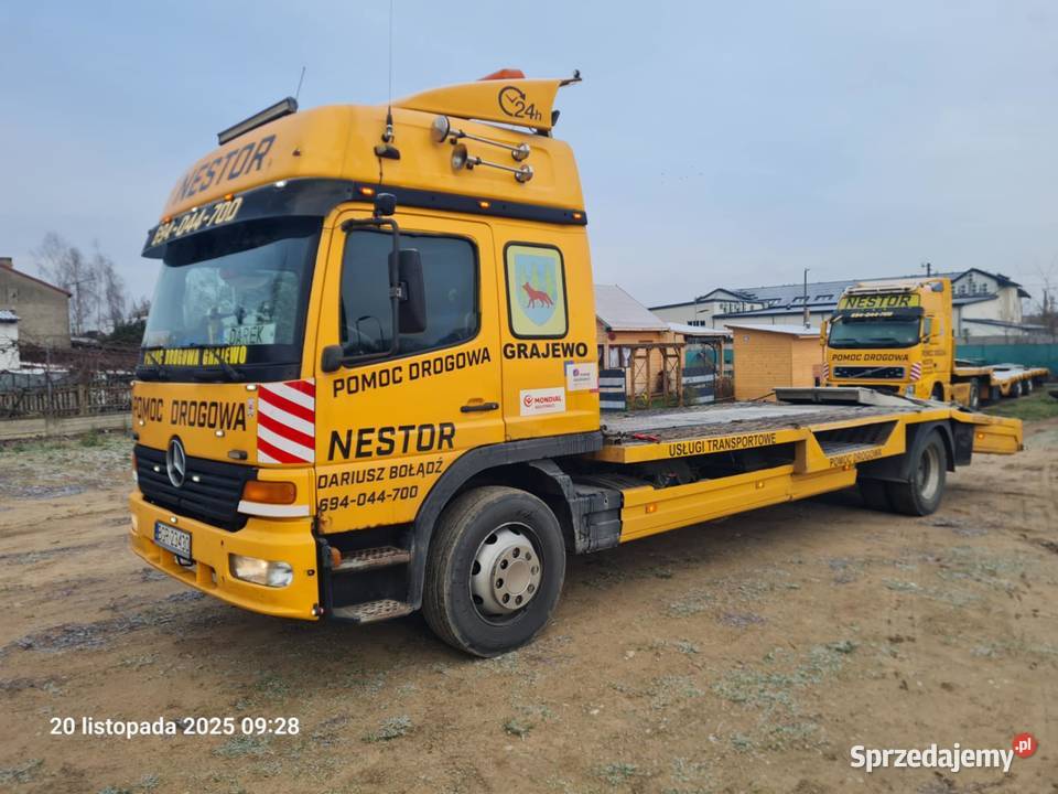 MERCEDES pomoc drogowa autolaweta Grajewo