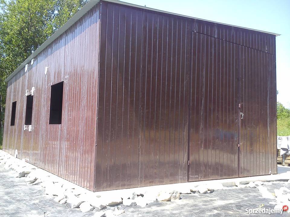 Hala 10x10 Hale Blaszane Wiaty Blaszane Garaże Starachowice