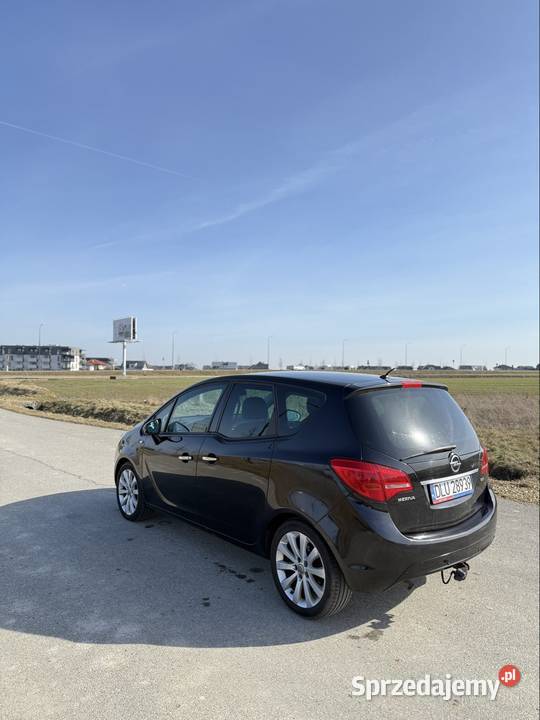 Opel Meriva B 2011 128 przebieg 17D Zadbana czarny Gliwice