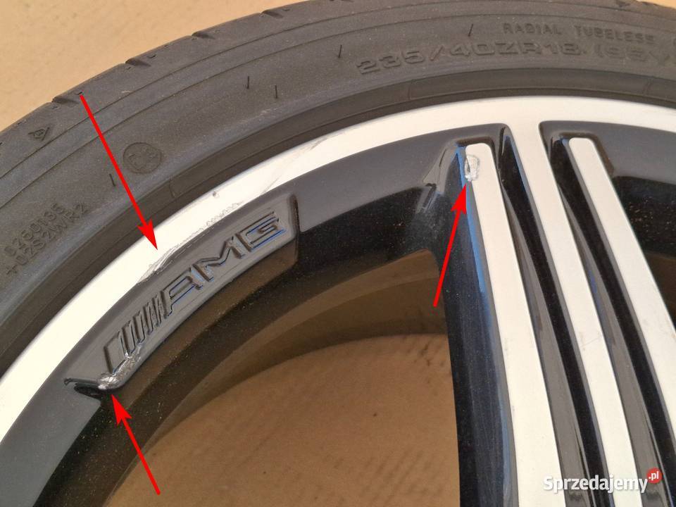 MERCEDES AKLASA W176 AMG KOŁO FELGA ALUFELGA 18 Bieleń