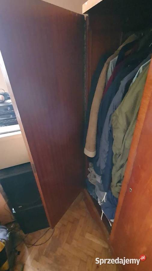 Szafa duża ubraniowa 3 drzwiowa retro vintage