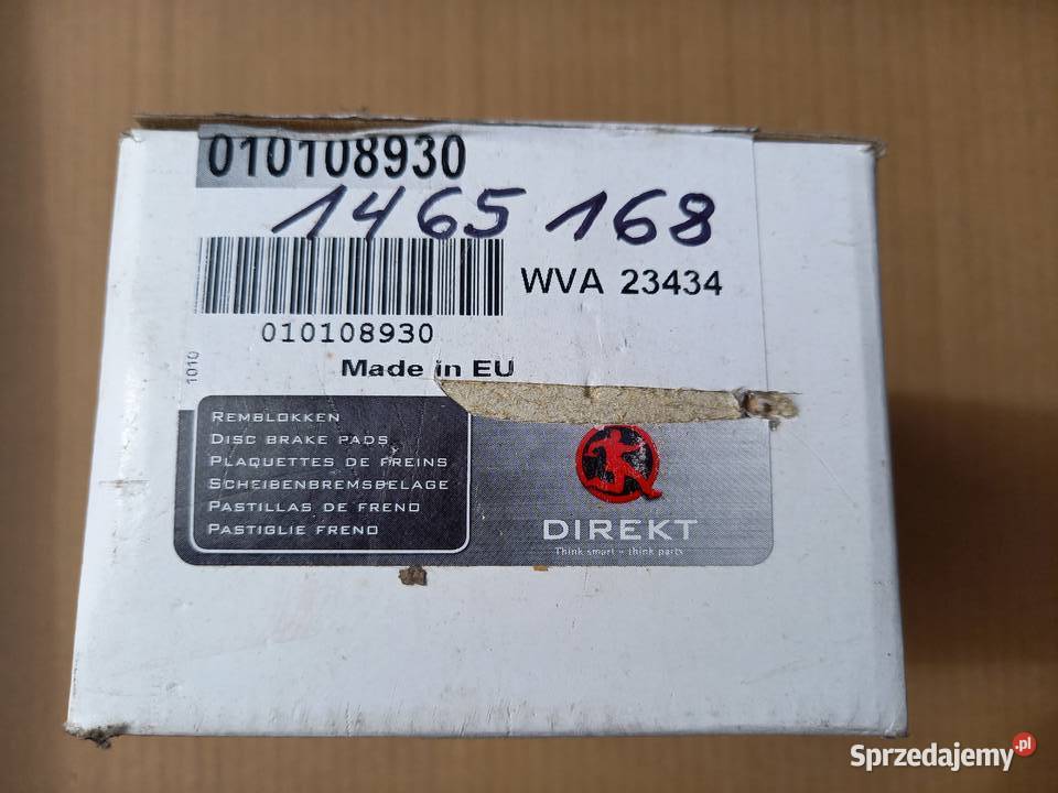 1465168 DIREKT klocki hamprzód Transit 00 FWD Kraków