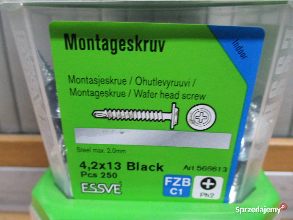 Essve wkręt montażowy z nawiertką 42x13 42x25 kujawsko-pomorskie Mogilno sprzedam