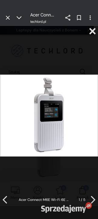 Ruter przenośny Acer Connect M6E Tarnowskie Góry