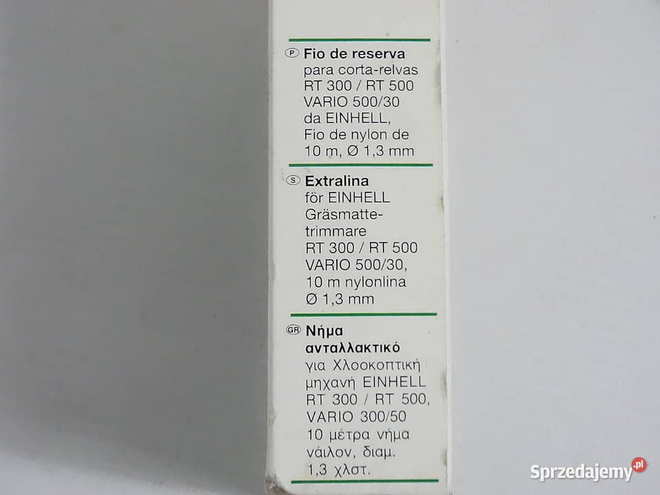 Żyłka do podkaszarki Einhell RT 300 RT 500 10m Biłgoraj