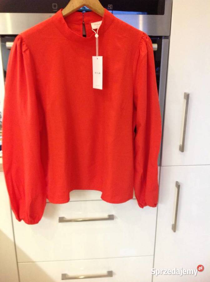 Bluzka Czerwona Damska VILA LXL NOWA Nowa Sól