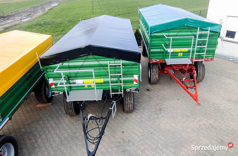 Gruba plandeka na przyczepę rolniczą 900gm2 D55 Antoninek sprzedam