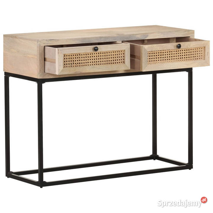 Stolik konsolowy 100x35x76 lite drewno mango i Warszawa
