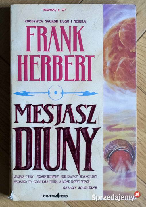 Mesjasz Diuny Diuna Frank Herbert Fantastyka Science Fiction