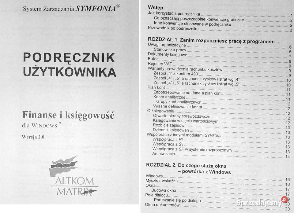 Finanse i księgowość Windows TM Wersja 20 Joanna Chełm