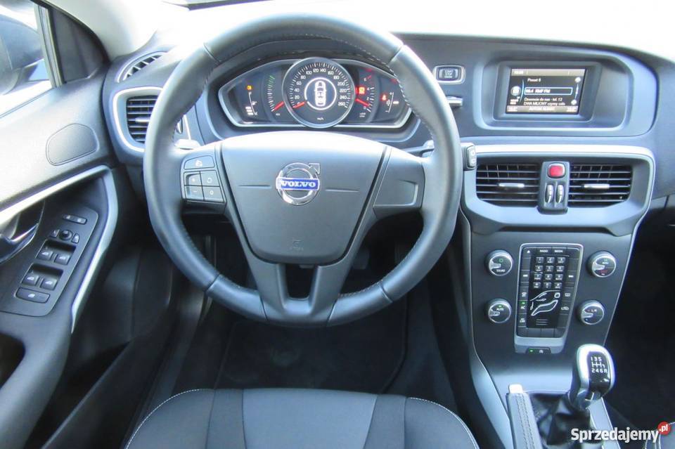 Volvo V40 niebieski elektryczne lusterka pomorskie Sopot