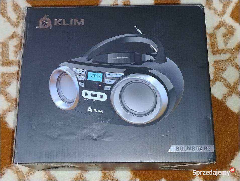 KLIM B3 przenośny odtwarzacz CD Bluetooth Witnica