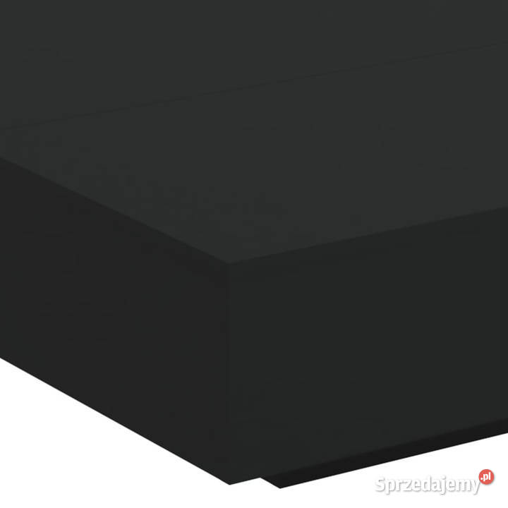 Stolik kawowy czarny 100x100x31 materiał Warszawa sprzedam