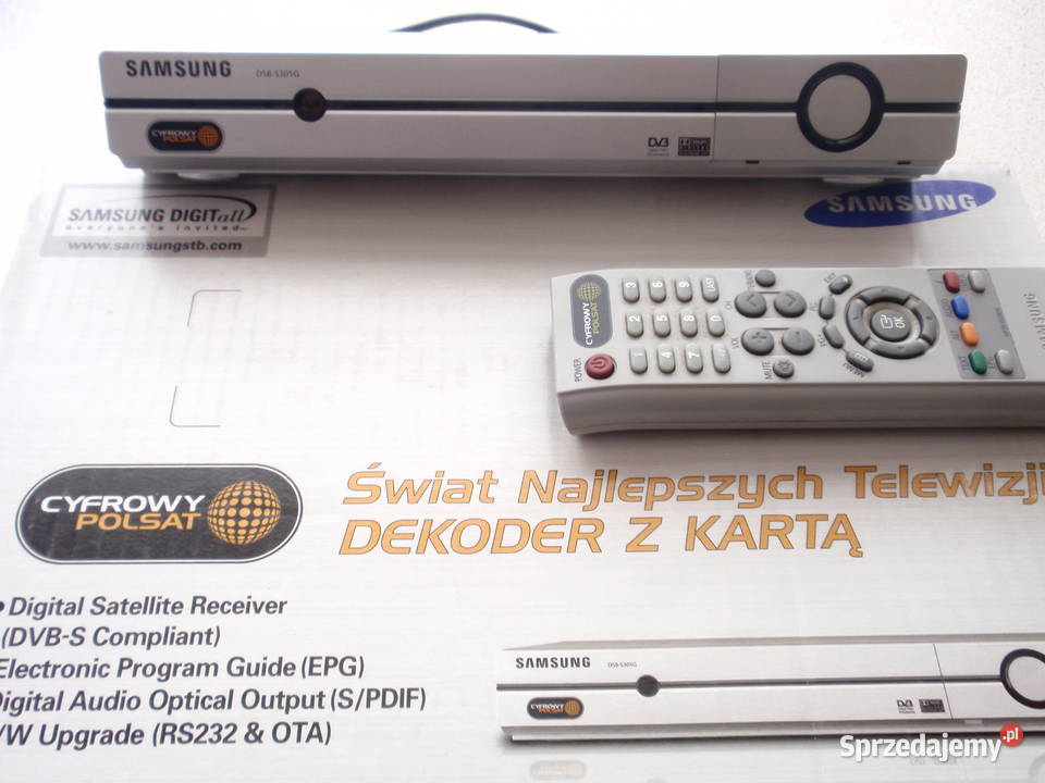 Dekodery STB DVBT i dekoder SAMSUNG DSBS305G z Łódź