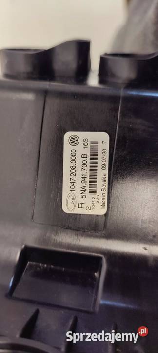 VW TIGUAN II HALOGEN PRAWY 5NA941700B osobowe Światła do jazdy dziennej DRL
