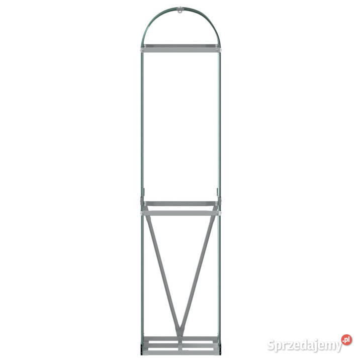 Stojak na drewno zielony 40x45x170 stal Pozostałe mazowieckie Warszawa
