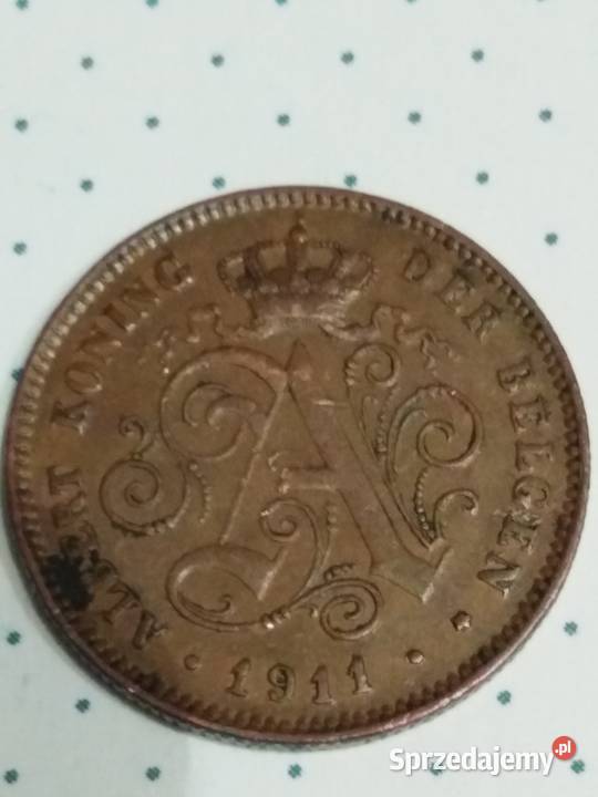 Moneta 2 centymy Belgia 1911 sprzedam