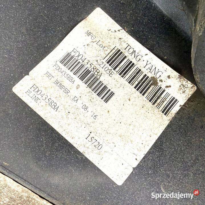 PRZEDNI ZDERZAK Ford Ka II 20082016 przód sprzedam