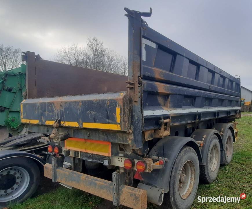 Przyczepa tridem Skibicki 176t 3 x wywrot nieuszkodzony