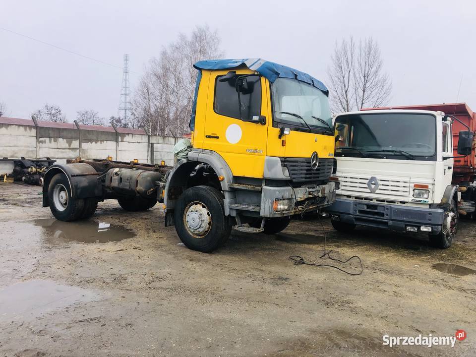 mercedes 1823 4x4 specjalny przebieg 90 Pługi (piaskarki) śląskie Sosnowiec