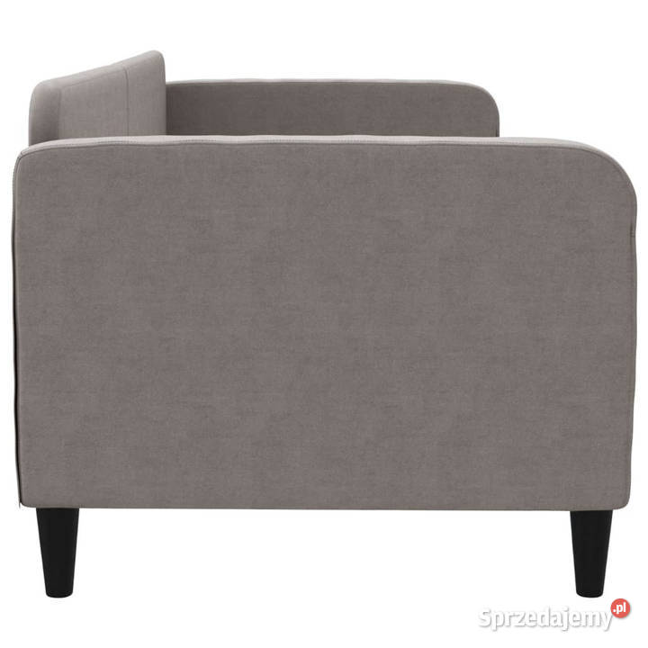 Sofa z funkcją spania kolor taupe obite tkaniną 223cm Warszawa