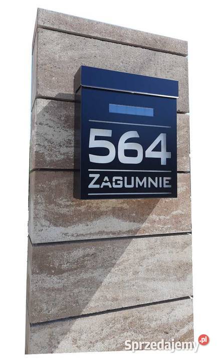 Numer Na Dom Skrzynka Na Listy Podświetlana Sułkowice