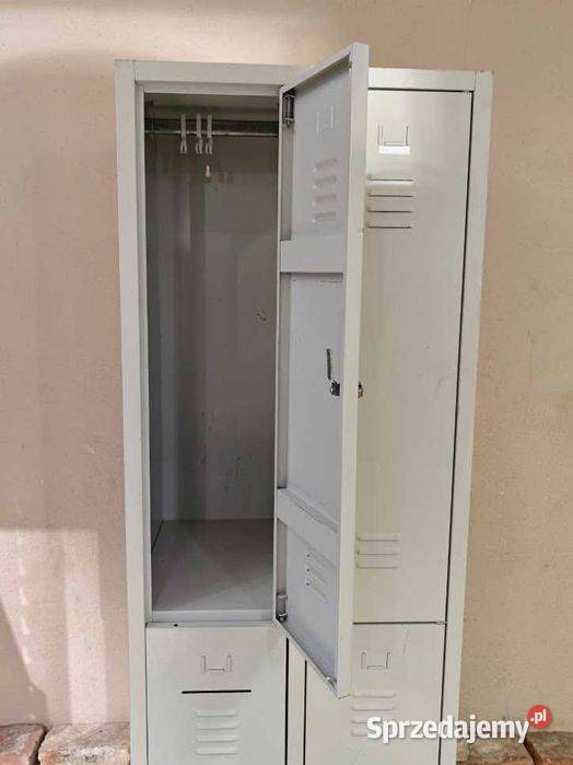 Szafa BHP poczwórna pracownicza metal zamki na Góra