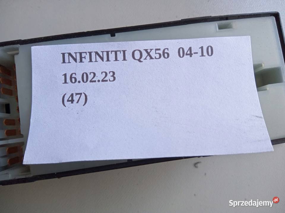 PANEL PRZEŁĄCZNIK SZYBY PRAWY PRZÓD INFINITI wielkopolskie sprzedam