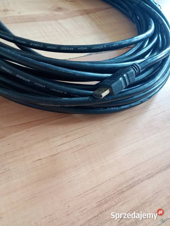 HDMI kaby przewód przedłużacz 15m czarny nowy Szczecin