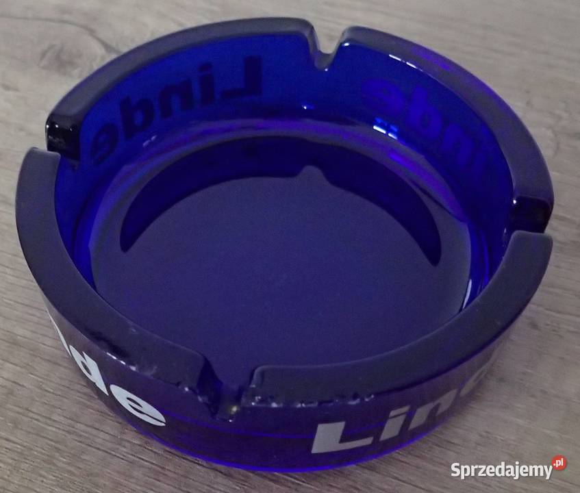 Popielniczka szklana 105 LINDE Antyki, Sztuka, Kolekcje