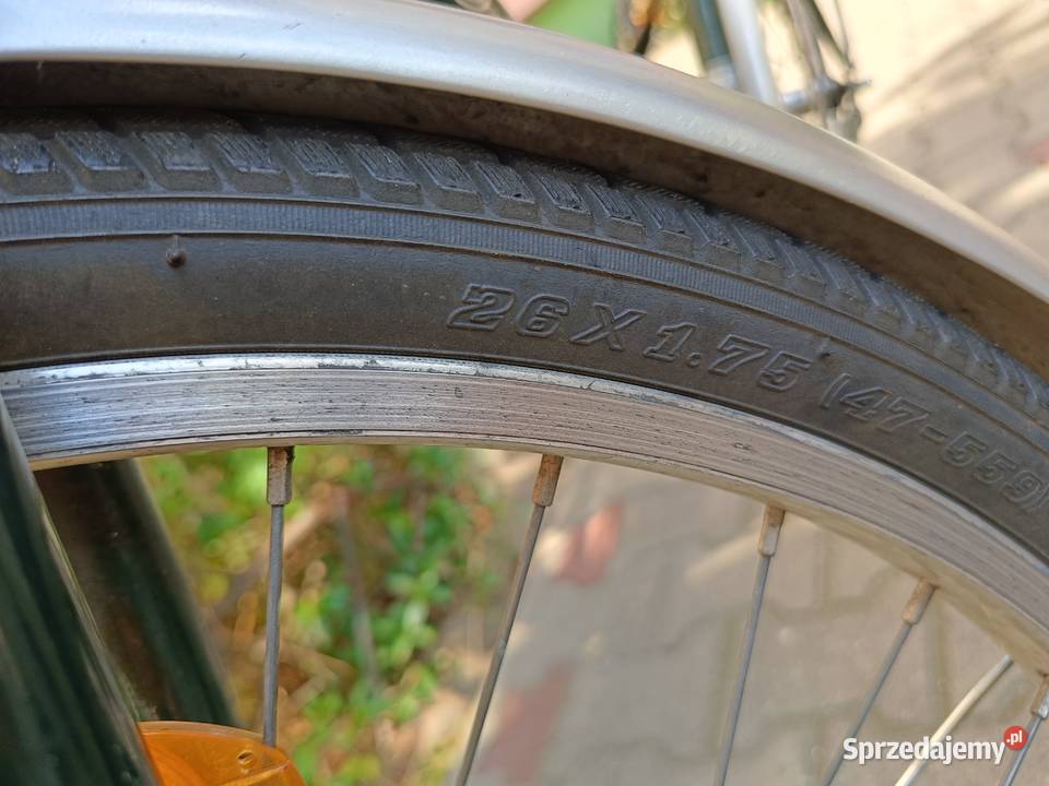 sprzedam rower używany Sprick kolor zielony koła