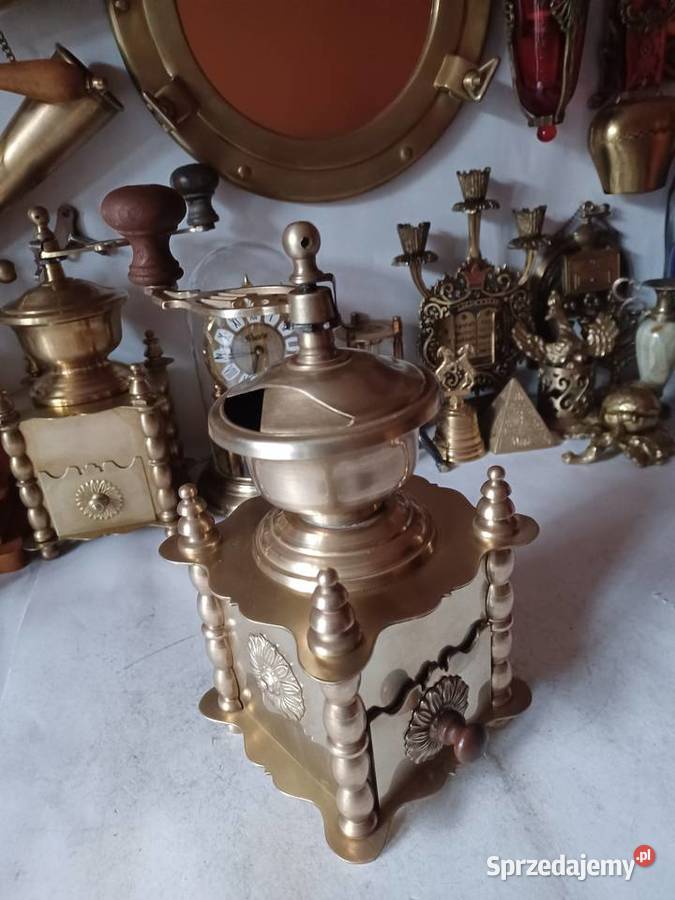 Mosiężny młynek do kawy Kolekcja Poznań