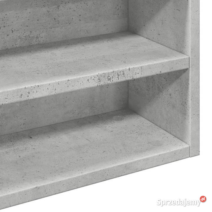 Witryna szarość betonu 100x15x58 materiał Kredensy i witryny Warszawa