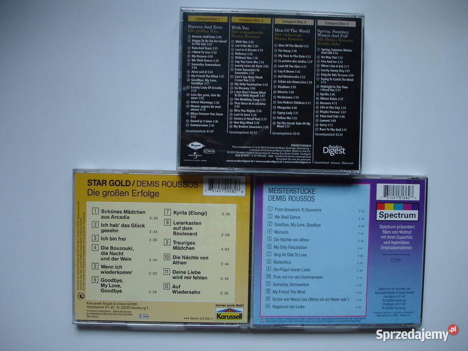 DEMIS ROUSSOS płyty CD Płyty i kasety Zielona Góra