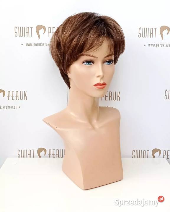 Krótka peruka syntetyczna Włoszczowa