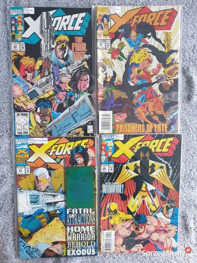 XForce kolekcja 32 oryginalnych komiksów Marvel pomorskie Gdynia