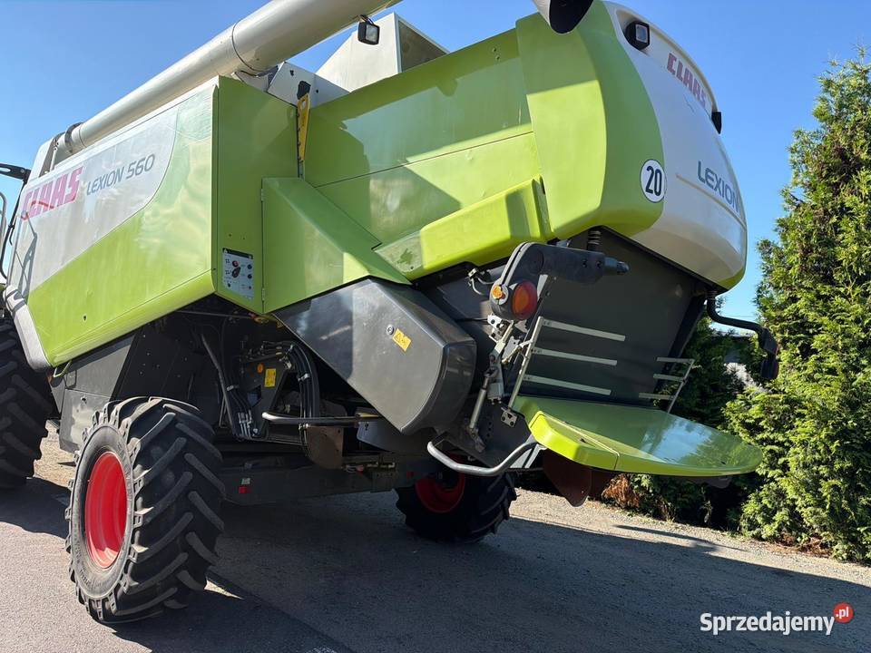 Kombajn zbożowy Claas Lexion 560 heder V750 Rolnictwo dolnośląskie