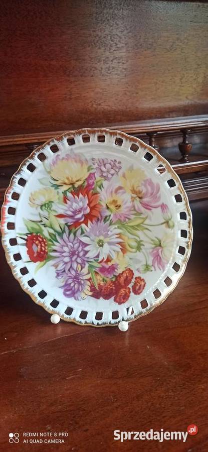 Patera talerz z kwiatami jesieni Ażury Do pomorskie Gdańsk sprzedam