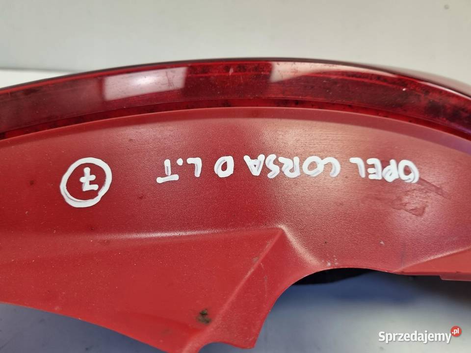 LAMPA LEWA Opel Corsa D HTB 3D 0611r TYLNIA Chełm