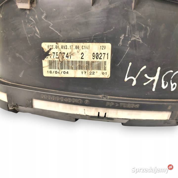 LICZNIK ZEGARY 51750747 Fiat Doblo I FL 13 19 Chełm