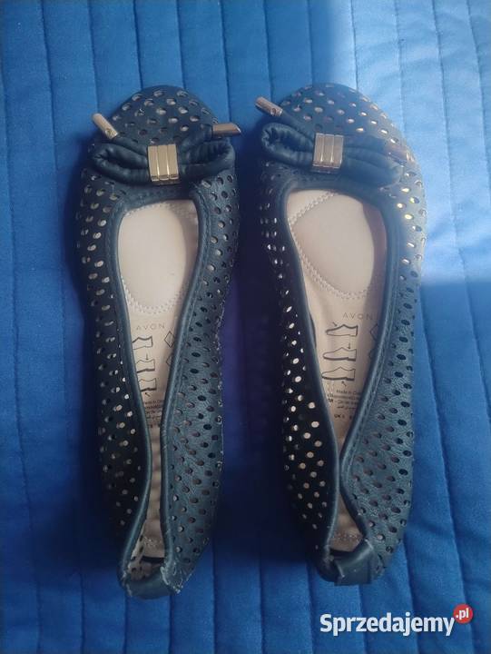 Balerinki czarne Avon starszej siostry Kraków sprzedam