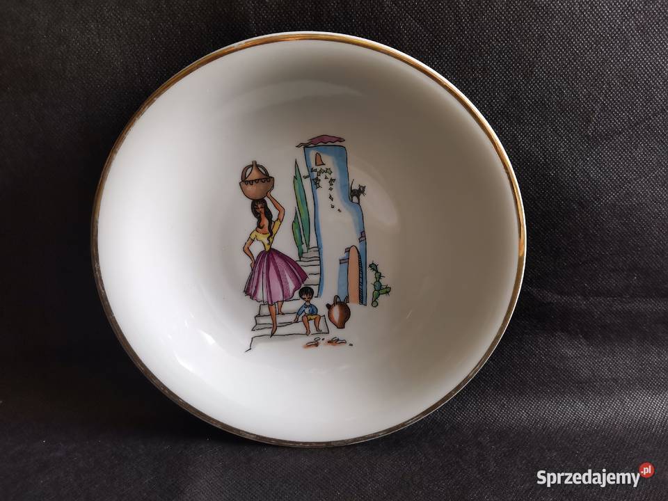 Stary talerz ozdobny porcelana Bavaria Porcelana i szkło Katowice