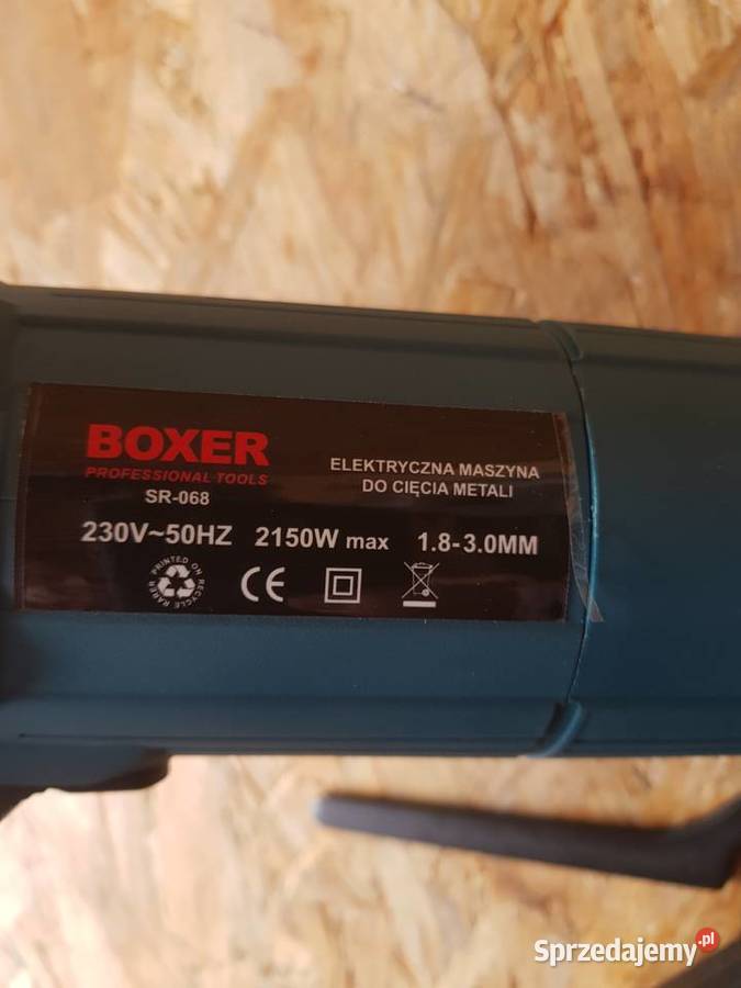 ELEKTRYCZNE NOŻYCE DO CIĘCIA BLACHY FALISTEJ Głogowa sprzedam