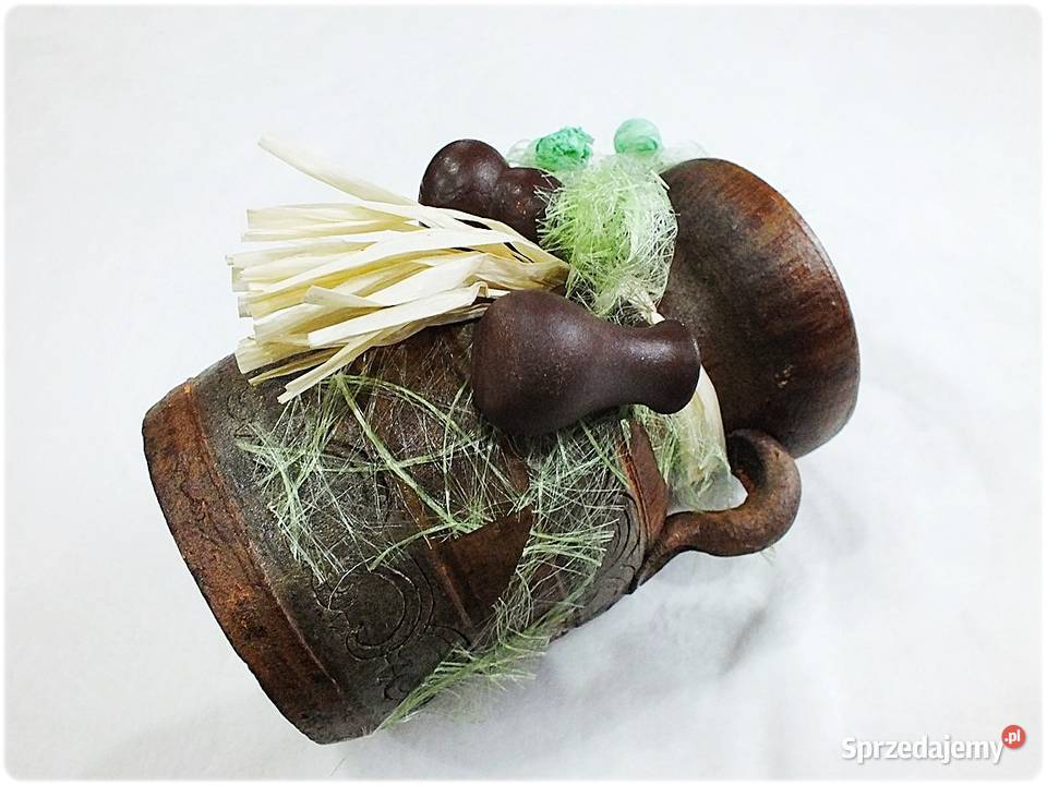 Dzbanek Dzban dekoracyjny gliniany Piękna Żary