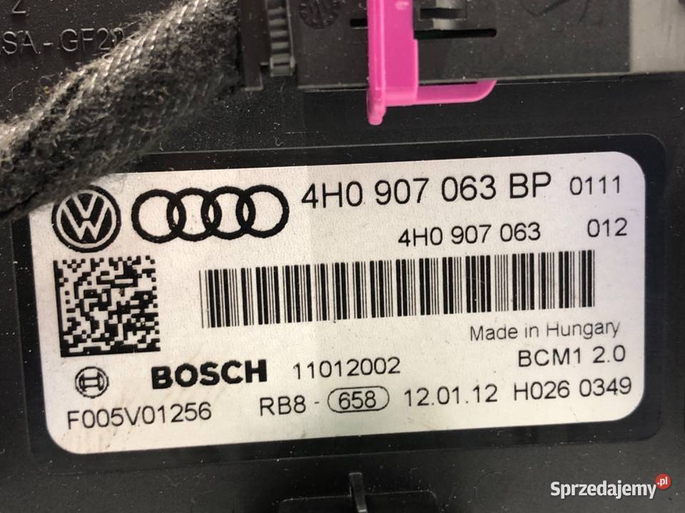 MODUŁ KOMFORTU AUDI A7 4G 4H0907063BP Hatchback sprzedam