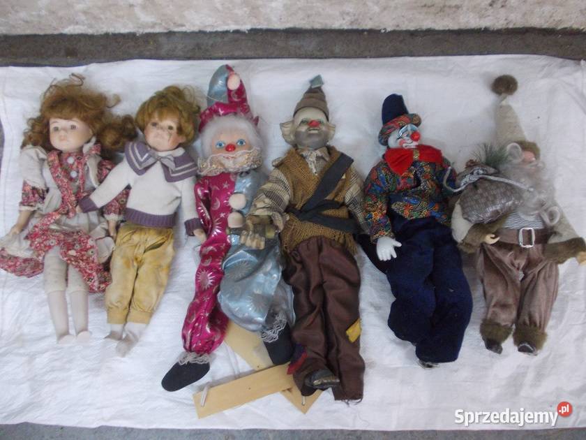 Kolekcja starych porcelanowych ceramiczny lalek Bielsko-Biała