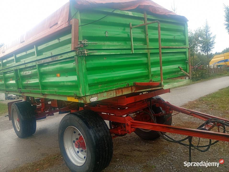 Przyczepa rolnicza hl 6011 rejestrowana plandeka Łagów
