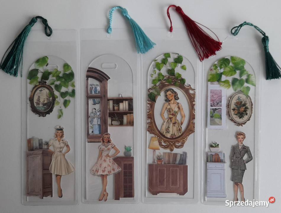 Zakładka do KsiążkiZakładki 4 sztuki 5 Hand Made Rotmanka