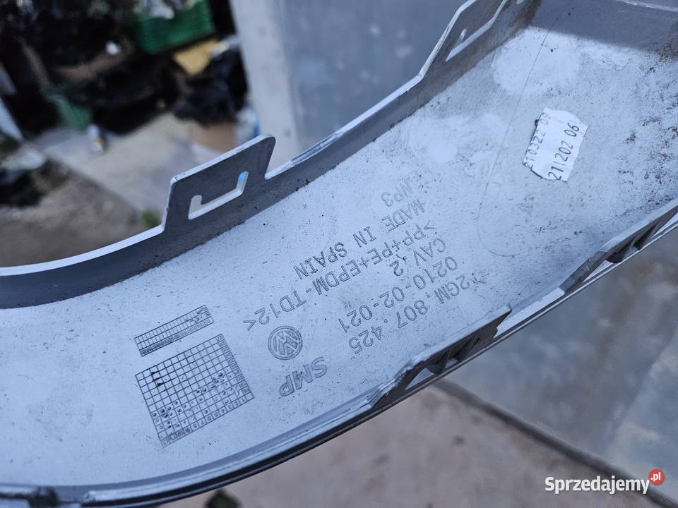 VW TCROSS LISTWA ZDERZAKA TYŁ 2GM807425 Międzychód